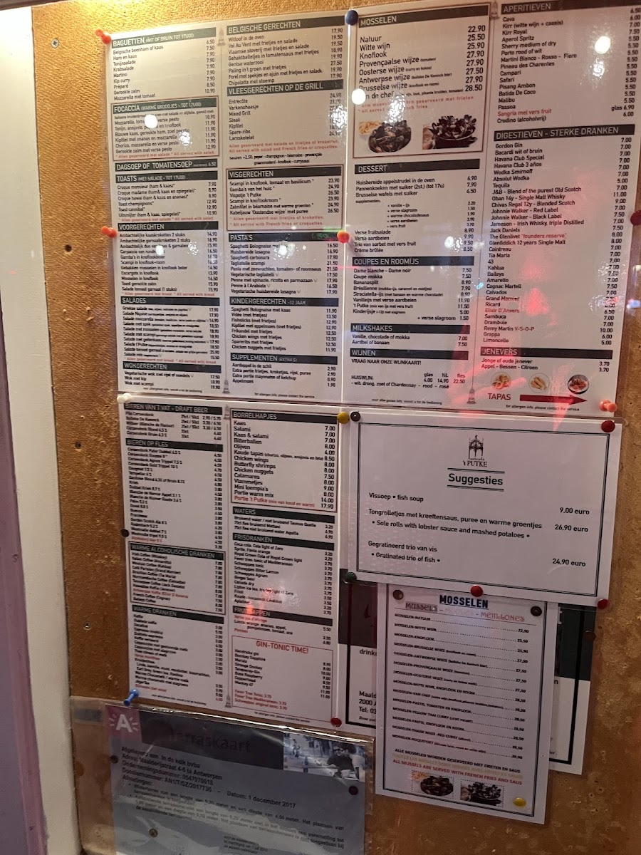 Menu - T Putke photo 6